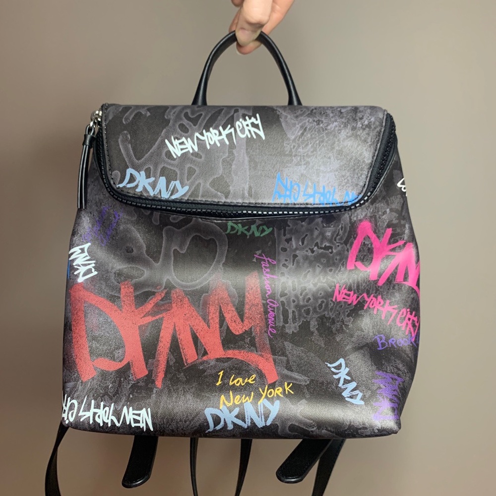 DKNY GRAFFITI MINI BACKPACK